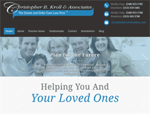 Tablet Screenshot of elderlawsolution.com